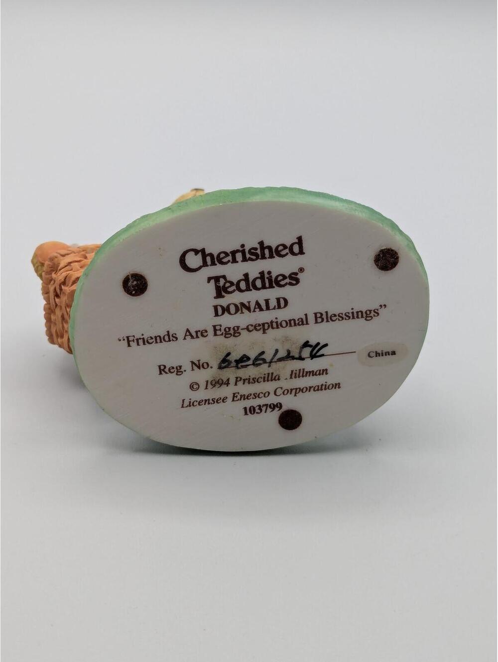 Cherished Teddies Donald Friends Are Egg-ceptional Blessings (103799) 1994 - Picture 6 of 7